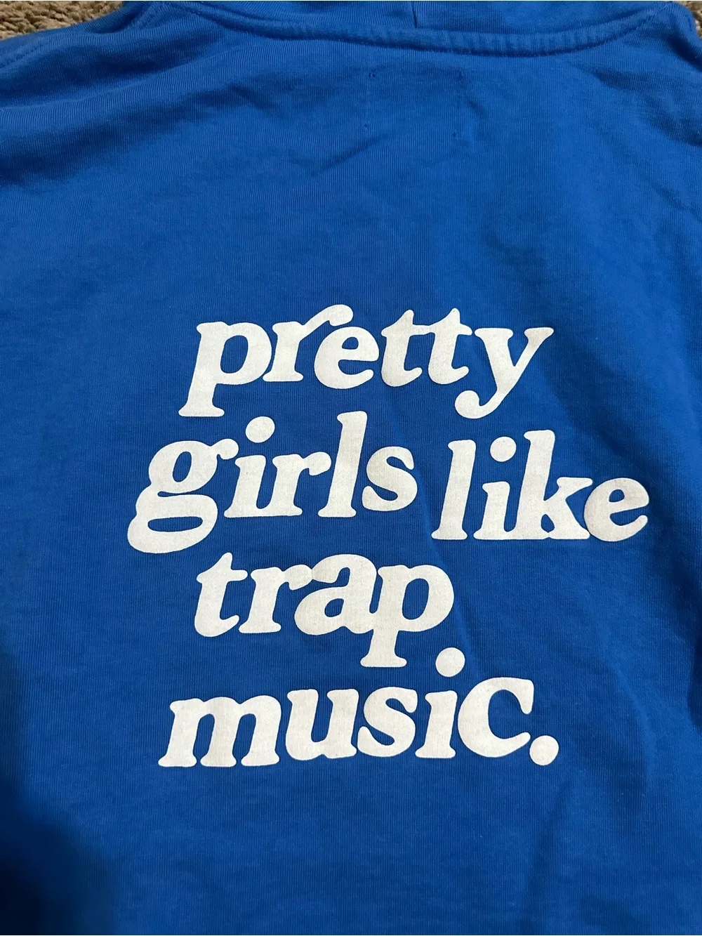 Nude Project “Pretty Girls Like Trap Music” hoodie size medium